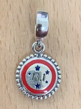 Pandora Marathon 13.1km Exclusive Charm, S925 Silver Jewelry Bracelets